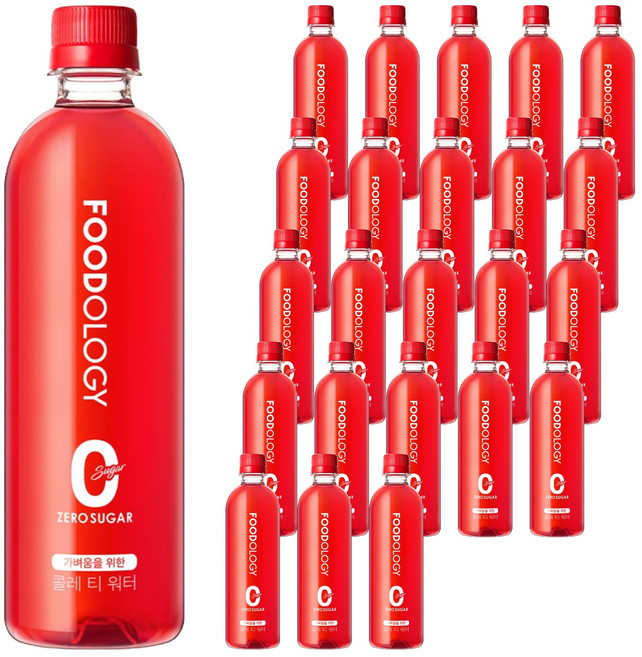 푸드올로지 콜레 티 워터 제로슈가, 500ml, 24개