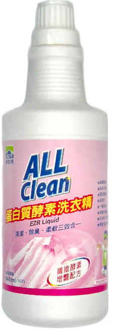 do it 多益得 ALL Clean 蛋白質酵素洗衣精, 946ml, 1瓶