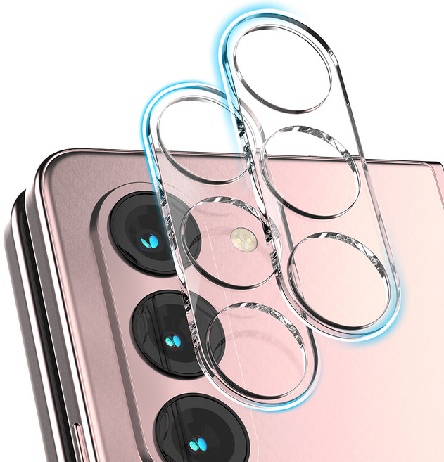 구스페리 에어가드 카메라 렌즈 풀커버 강화유리 휴대폰 액정보호 필름 2매, 1세트