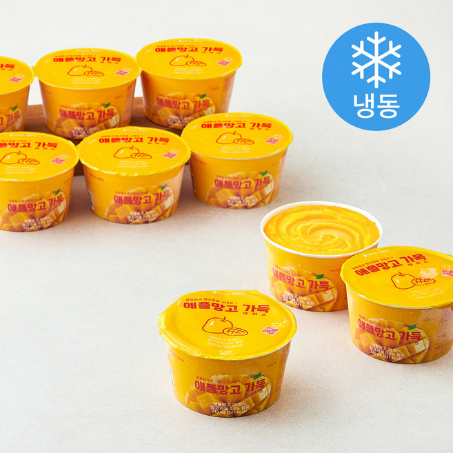 아이스팩토리 애플망고 가득아이스 (냉동), 1개, 12개입, 240ml
