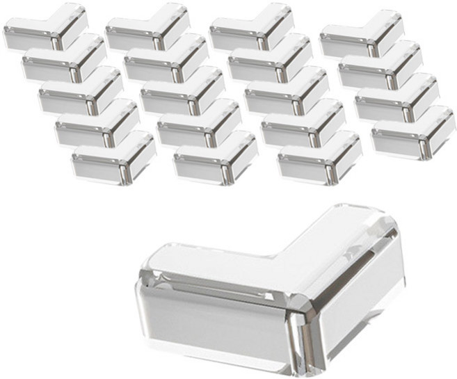 아이끌레 모서리 보호대 L형, 투명, 20개