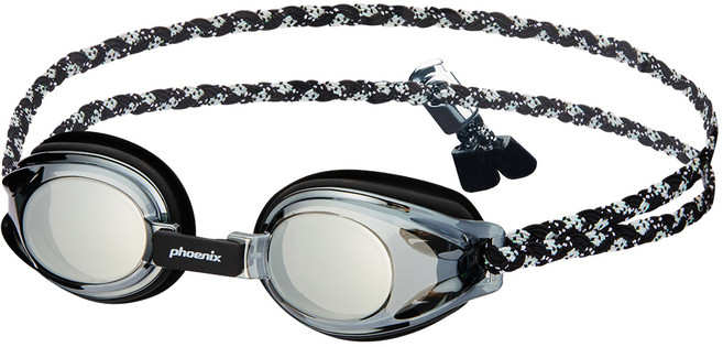 피닉스 아동용 미러 패브릭 수경 PN-505JM FB, Black, 1개