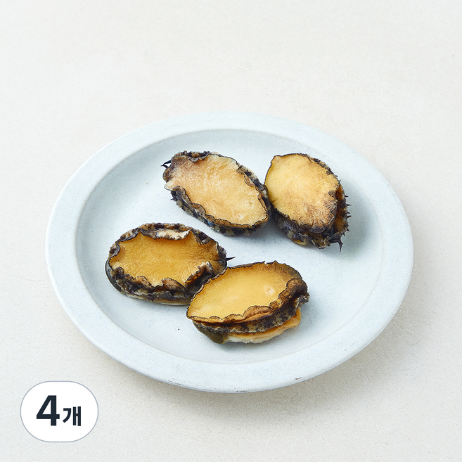 아라보감 손질 완도 데친 전복 4마리 (냉장), 4개, 150g