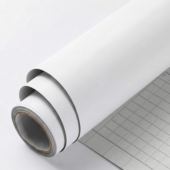 온아름 파스텔톤 접착식 시트 벽지, 눈꽃 화이트