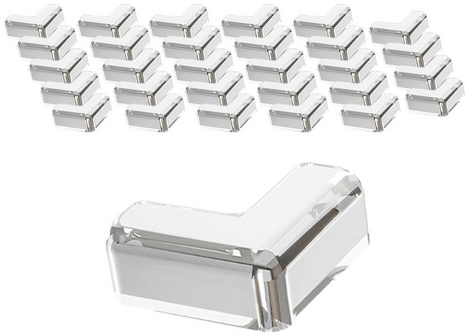 아이끌레 모서리 보호대 L형, 투명, 30개