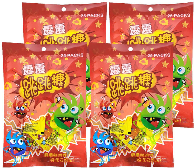 霹靂跳跳糖, 33g, 4袋