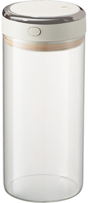 PINMOO 品沐 咖啡嘗密封罐 1.7L, 1個, 白色