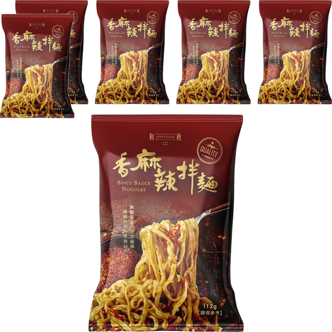 和秋 香麻辣拌麵, 6包