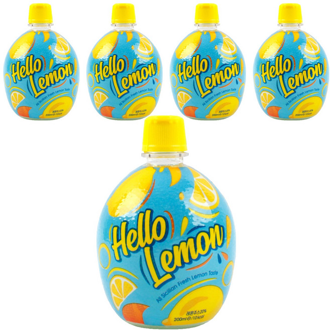 헬로레몬, 200ml, 5개