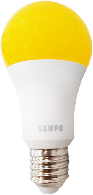 SAMPO 聲寶 LED 節能驅蚊燈泡 12W, 黃光(F2200), 1個