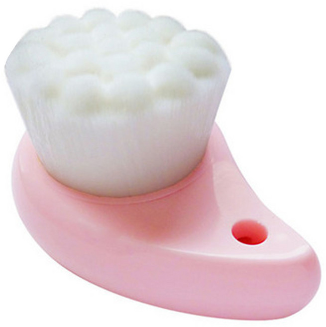 小麥購物 毛孔針對超軟毛洗臉刷, 1個, 粉色