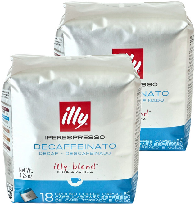 illy 意利 低咖啡因咖啡膠囊, 6.7g, 18顆, 2袋