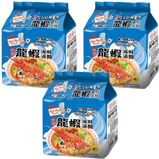 KORMOSA 韓寶 龍蝦海鮮麵 110g, 12包