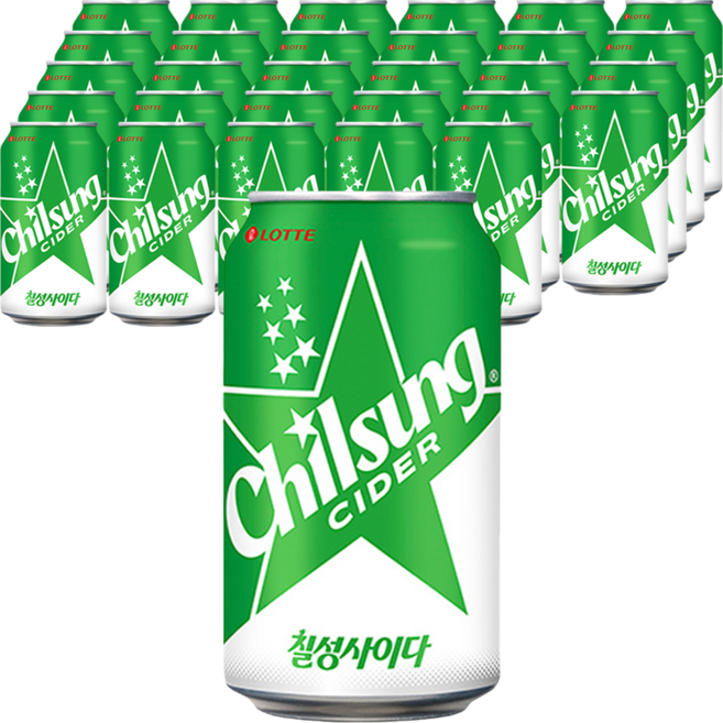 롯데 칠성사이다, 350ml, 48개