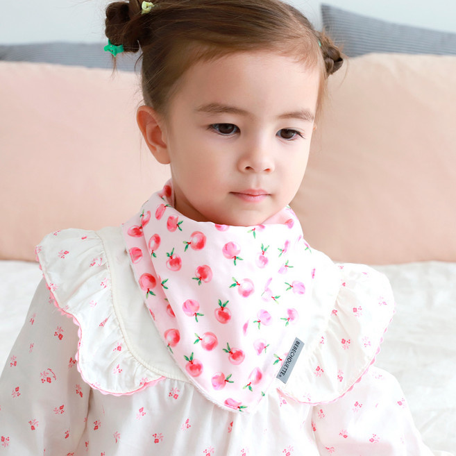 베베슈에뜨 여아용 스카프빕