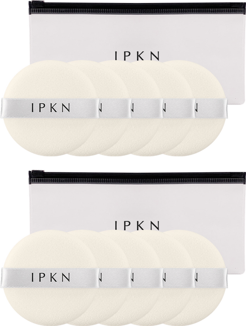 입큰 파우더팩트 퍼프 대형, 10개