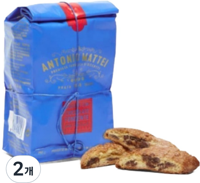 안토니오마테이 다크초코 비스코티, 250g, 2개