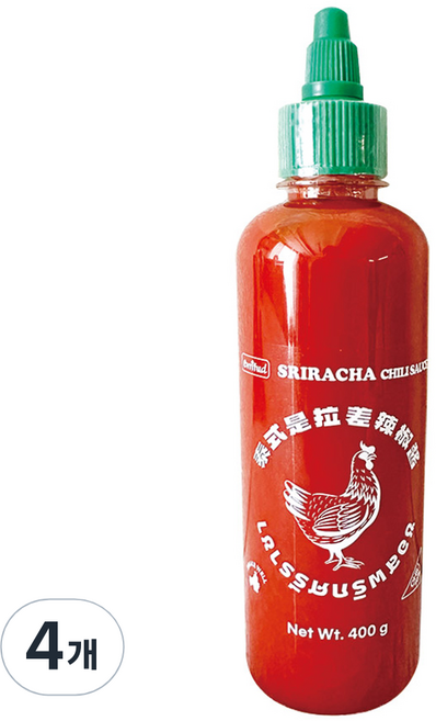 스리라차 칠리소스, 400g, 4개