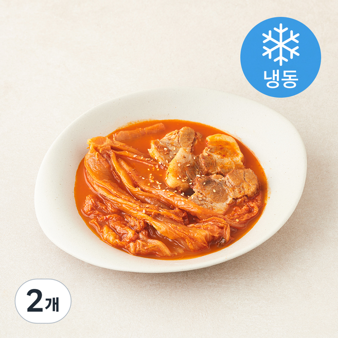 대복 매운 실비 고기김치찜 (냉동), 400g, 2개