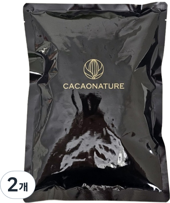 CACAONATURE Cooking Story 黑巧克力複合巧克力豆, 2個, 200g