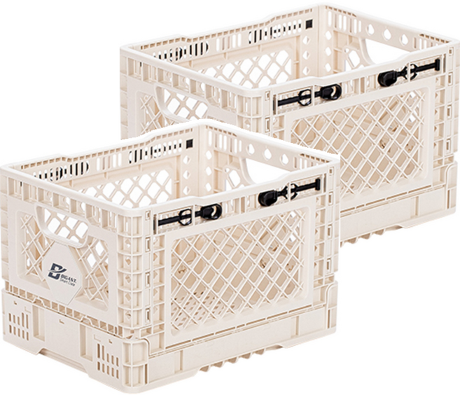 빅앤트 폴딩박스, 아이보리, 25L, 2개