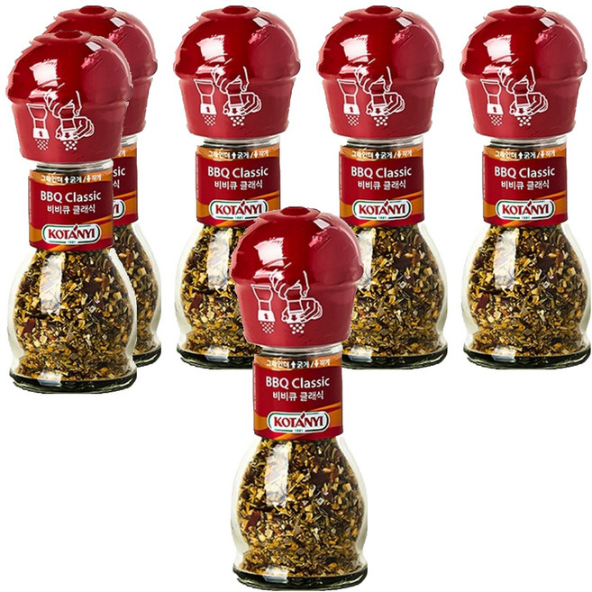코타니 비비큐 클래식 그라인더, 44g, 6개