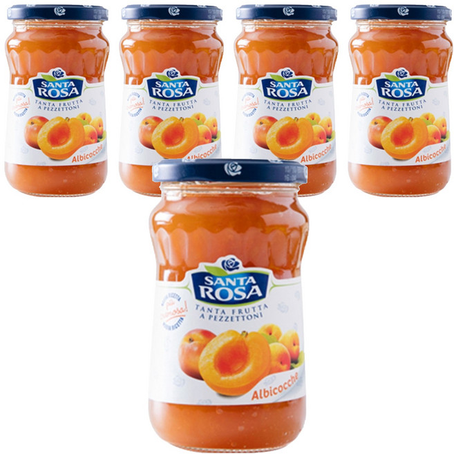 발소이아 산타로사 살구잼, 350g, 5개