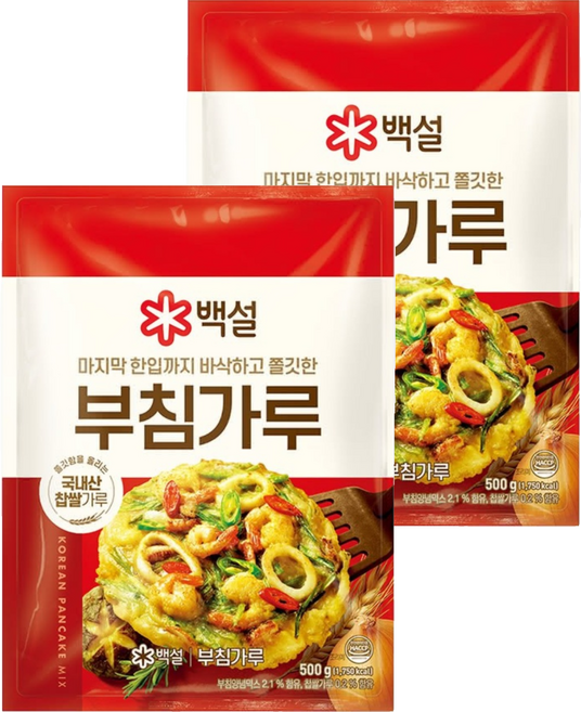 CJ BEKSUL 白雪 韓式煎餅粉, 2包, 500g