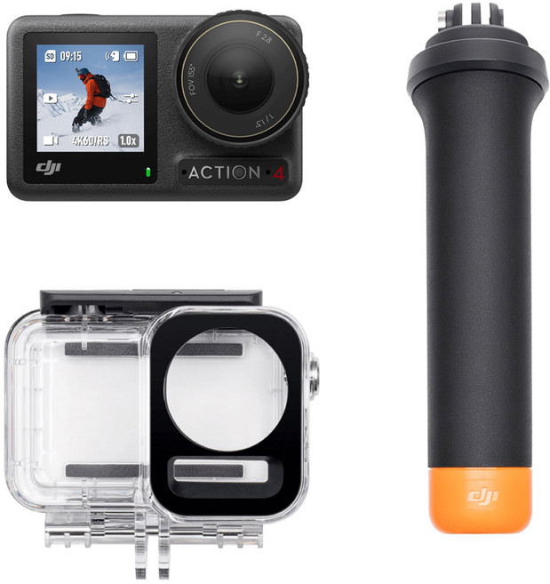 DJI 오즈모 액션4 스탠더드 콤보 액션캠 AC003 + 다이빙 액세서리 키트