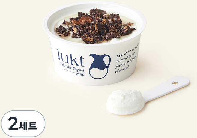 룩트 아이슬란딕 요거트 마일드 100g + 허니스틱 15g + 초코 클러스터 25g, 140g, 2세트