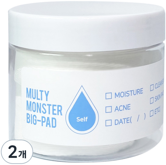 [비건라이프] 코아코스 멀티 몬스터 빅 패드, 70매입, 2개