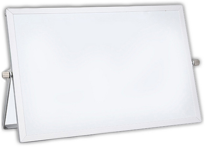 만들하비 미니 스탠딩 화이트 보드 07, 알루미늄