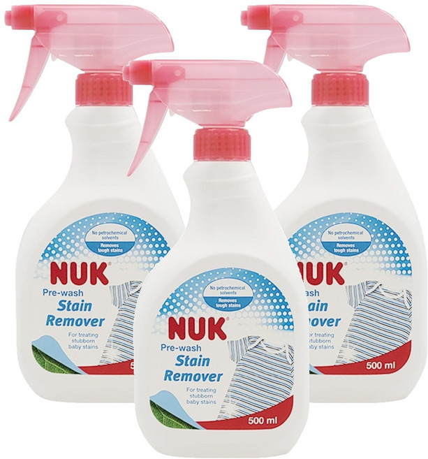 NUK 嬰兒衣物去漬劑, 500ml, 3瓶