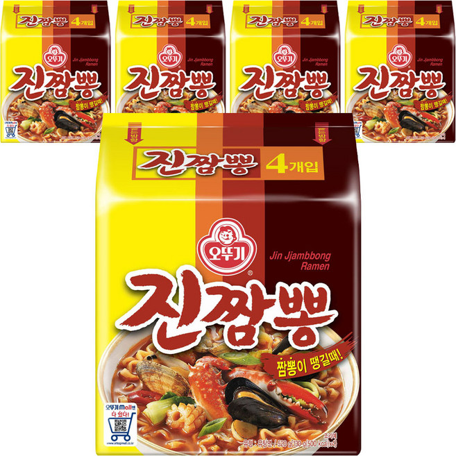 오뚜기 진짬뽕 130g, 20개