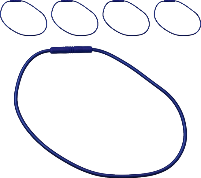 易利氣 磁力項圈 550高斯 50cm 藍色, 5條