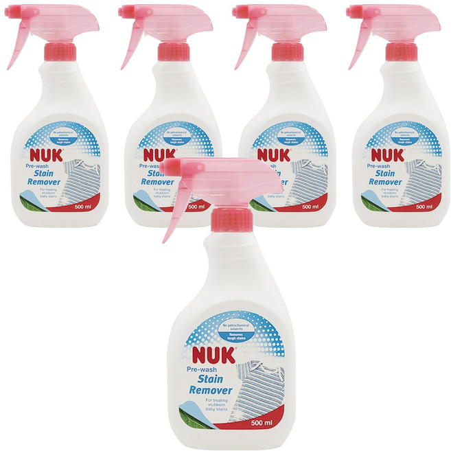 NUK 嬰兒衣物去漬劑, 500ml, 5瓶