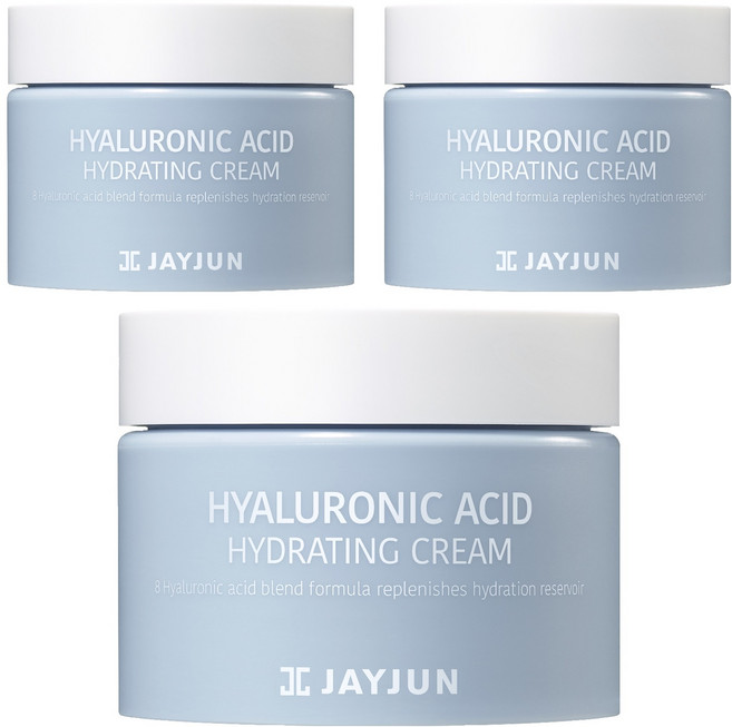 Jayjun 玻尿酸保濕霜, 50g, 3個