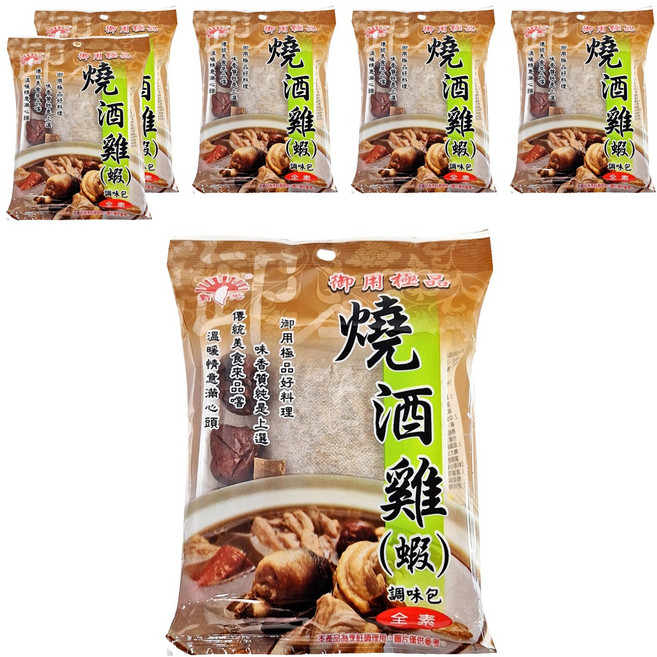 新光洋菜 燒酒雞/蝦 調味包, 60g, 6包