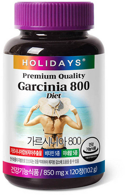 홀리데이즈 가르시니아 800, 120정, 1개