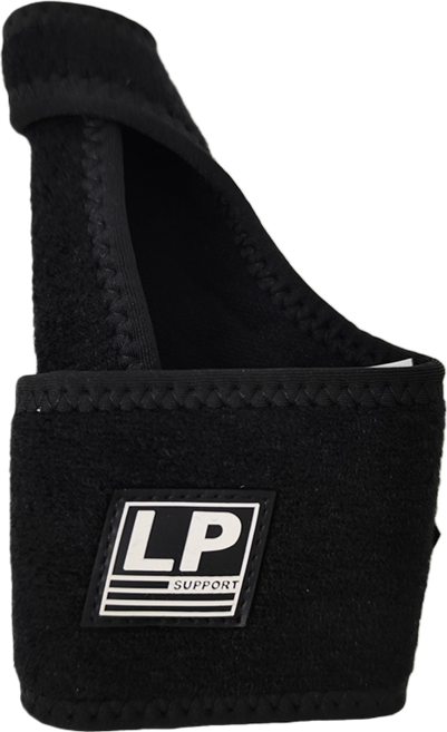 LP 高透氣可調式拇指護套, 2個, 黑色