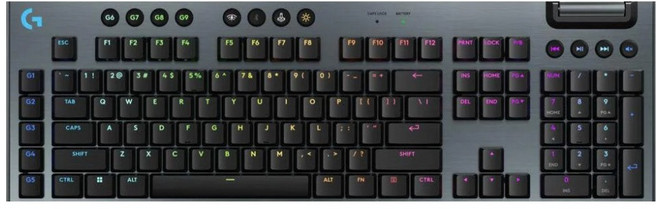 logitech G 羅技G 機械式鍵盤 G915X, 黑色, 1040g, 1個