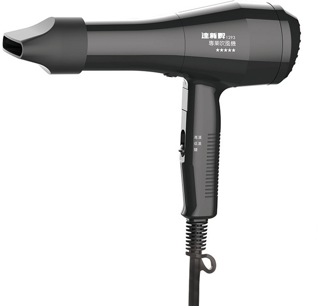 達新牌 吹風機, TS-1293, 黑色, 1個