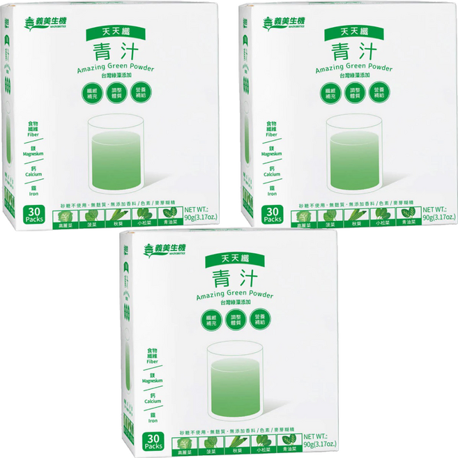 義美生機 青汁, 90g, 3盒