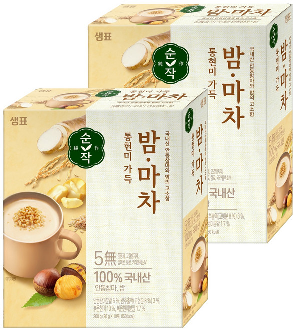 순작 통현미 가득 밤마차, 20g, 20개