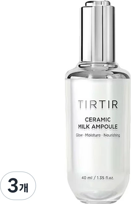 티르티르 도자기 밀크 앰플, 40ml, 3개 - 쿠팡