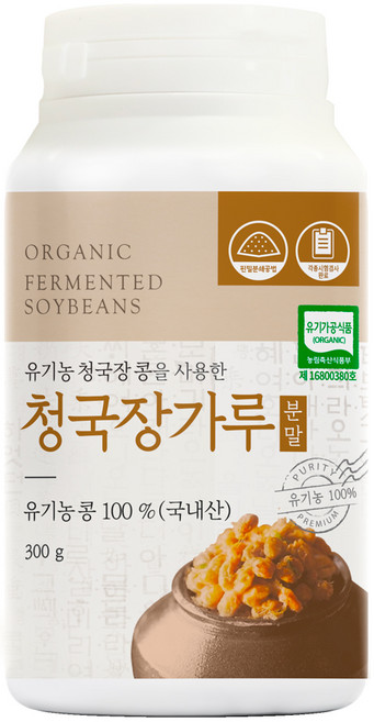 유기농마루 정품 청국장가루, 300g, 1개