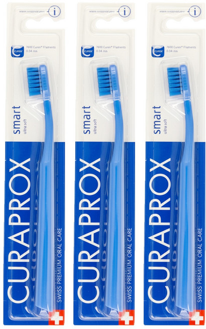 CURAPROX 酷瑞絲 CS smart 超柔軟牙刷 顏色隨機, 3支, 1入