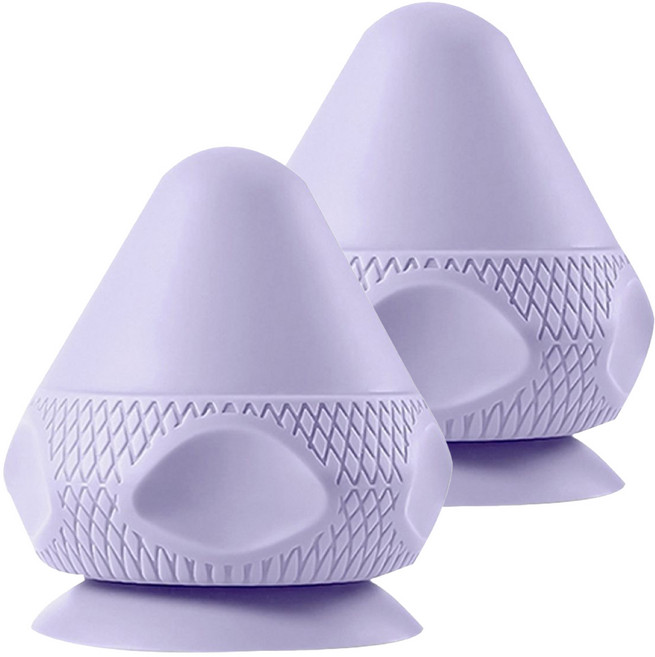 JOINFIT 吸附式筋膜舒壓穴位按摩球, 薔薇紫, 2個