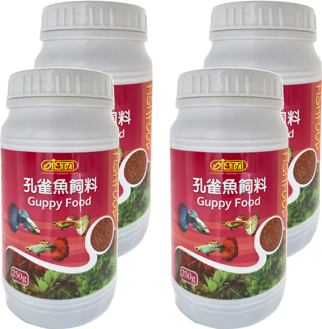 ISTA 伊士達 孔雀魚飼料 I-356, 250g, 4罐