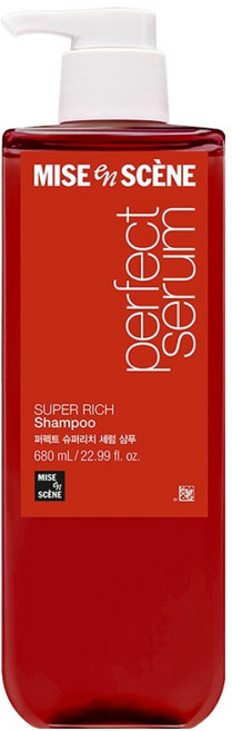 미쟝센 퍼펙트 슈퍼 리치 세럼 샴푸, 680ml, 1개